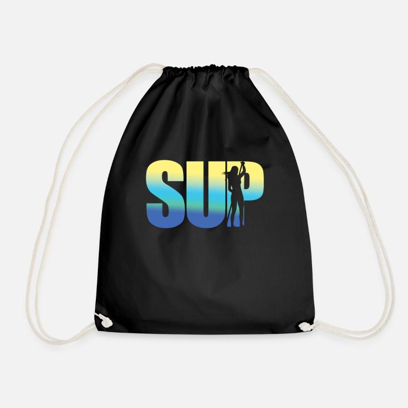 SUP Womens - Drawstring Bag - black