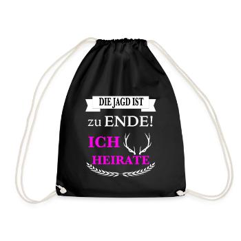 Hunter bachelorette party Bavière équipe cadeau - Sac de sport léger - noir - Devant