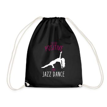 Jazz Dance – Jazz Dancing - Turnbeutel - Schwarz - Vorne