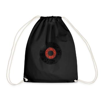 Né en 1982 Vintage 1982 Musique d'anniversaire - Sac de sport léger - noir - Devant