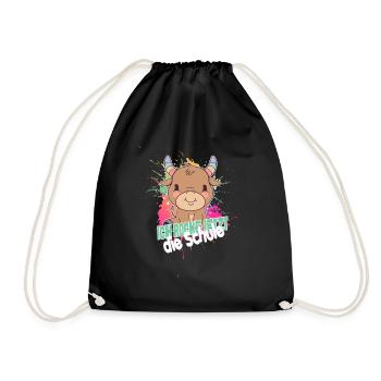 Enfin écolier, scolarisation - Sac de sport léger - noir - Devant