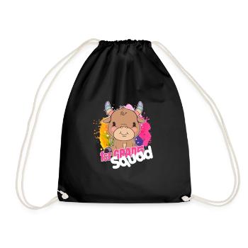 Finally 1st Grade, First Grader - Drawstring Bag - black - Front