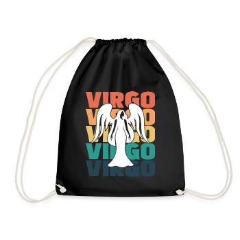 Anniversaire du Zodiaque Vierge - Sac de sport léger - noir - Devant