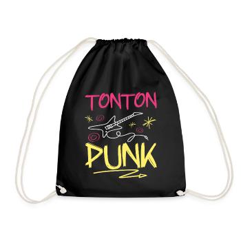Tonton Punk Rock - Sac de sport léger - noir - Devant