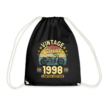 Moto Vintage 1998 25 Ans Anniversaire - Sac de sport léger - noir - Devant