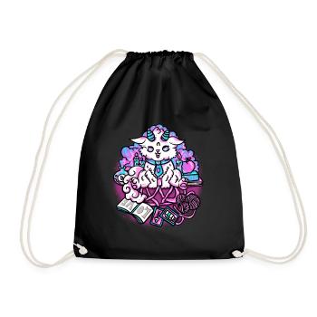 Démons Chat Invocation Mignon Cat Devil - Sac de sport léger - noir - Devant