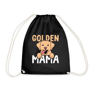 Goldene Mama Golden Retriever - Sac de sport léger - noir - Devant