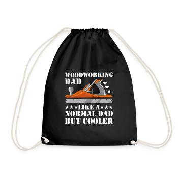 Menuisier Menuiser Papa Menuiserie - Sac de sport léger - noir - Devant