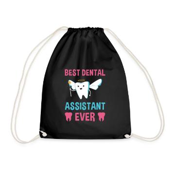 Best Dental Assistant Ever Dental Assistant - Turnbeutel - Schwarz - Vorne