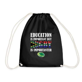 Mais le rugby est plus important Afrique du Sud Rugby - Sac de sport léger - noir - Devant