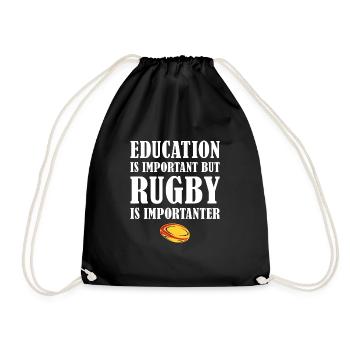 Mais le rugby est plus important Allemagne Rugby - Sac de sport léger - noir - Devant