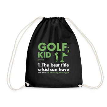 Sport Kid Définition Golf - Sac de sport léger - noir - Devant