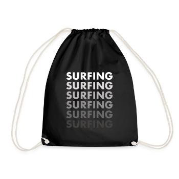 Sport Surfing - Drawstring Bag - black - Front
