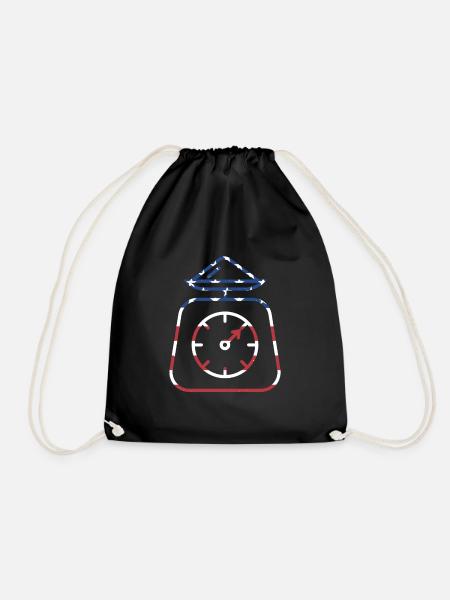 Baker Us Flag Baking - Turnbeutel - Schwarz