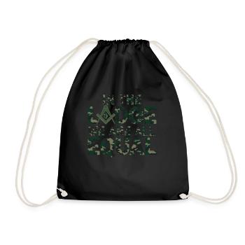 Maçon Maçon Maçon Camo Franc-maçon - Sac de sport léger - noir - Devant