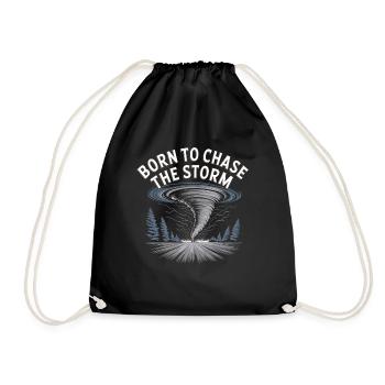Storm Chaser Costume Storm Chaser - Drawstring Bag - black - Front