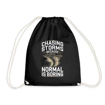 Storm Chaser Costume Storm Chaser - Drawstring Bag - black - Front