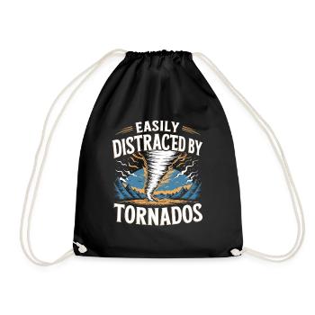 Storm Chaser Costume Storm Chaser - Drawstring Bag - black - Front