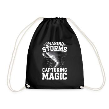 Storm Chaser Costume Storm Chaser - Drawstring Bag - black - Front
