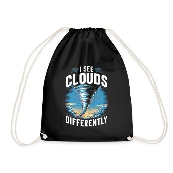 Storm Chaser Costume Storm Chaser - Drawstring Bag - black - Front