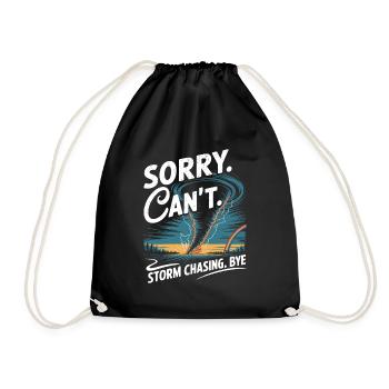 Storm Chaser Costume Storm Chaser - Drawstring Bag - black - Front