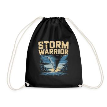 Storm Chaser Costume Storm Chaser - Drawstring Bag - black - Front