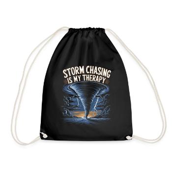 Storm Chaser Costume Storm Chaser - Drawstring Bag - black - Front