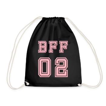 BFF Meilleur ami Meilleur ami - Sac de sport léger - noir - Devant