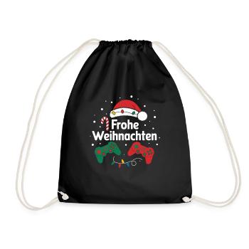 Gamer Gaming Gamer Gaming Noël - Sac de sport léger - noir - Devant