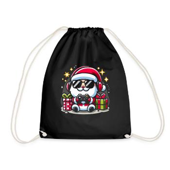 Gamer Gaming Gamer Gaming Noël - Sac de sport léger - noir - Devant