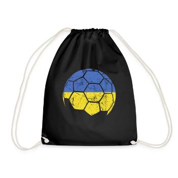 Ukraine Ballon de football Football - Sac de sport léger - noir - Devant