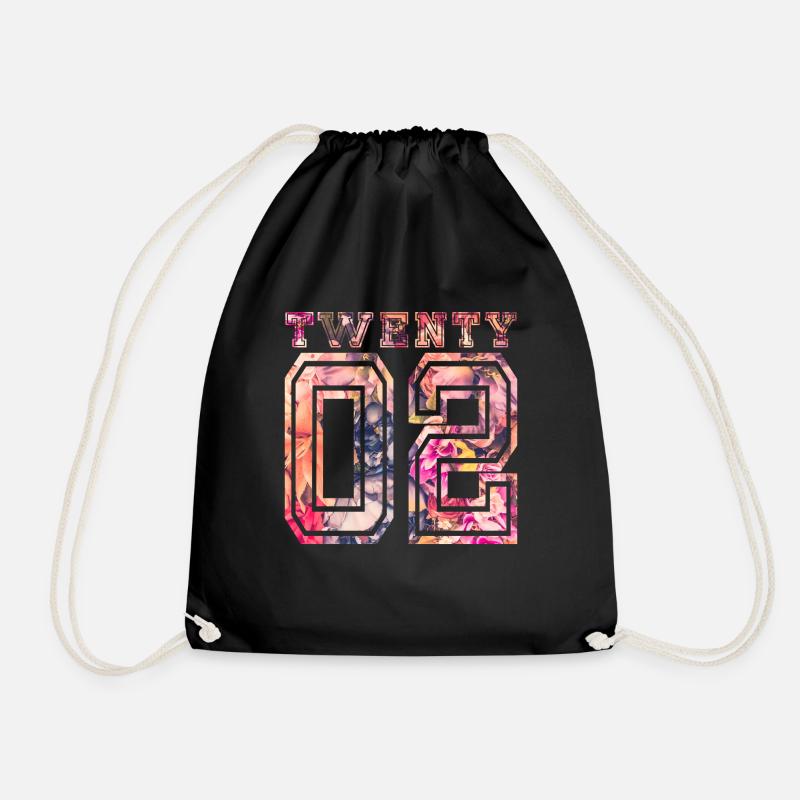Twenty 2002 - Drawstring Bag - black