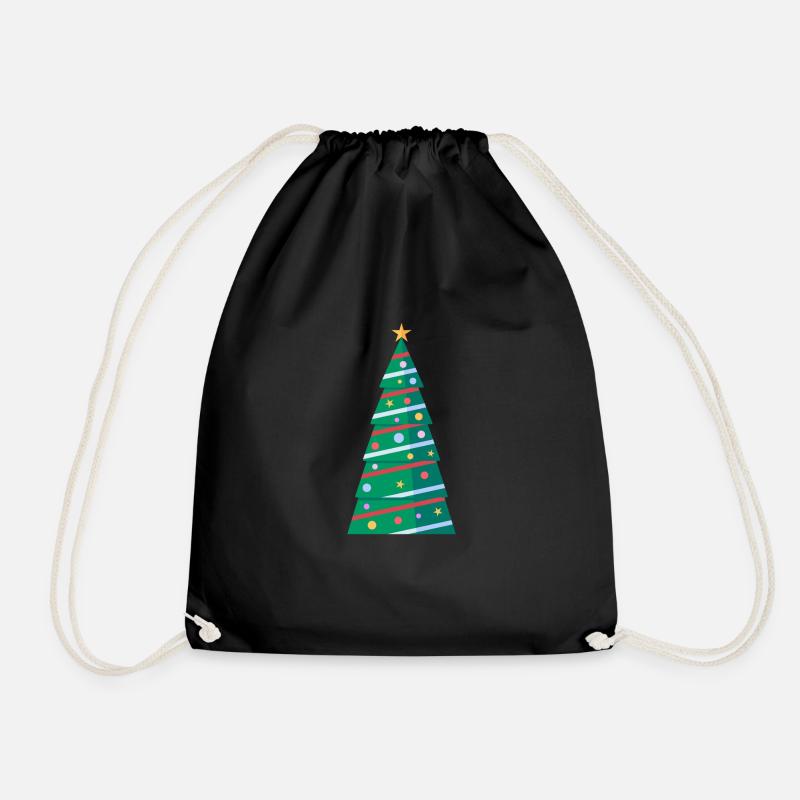 Weihnachten - Turnbeutel - Schwarz