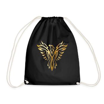 Phoenix - Drawstring Bag - black - Front