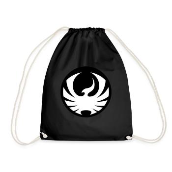 Phoenix - Drawstring Bag - black - Front