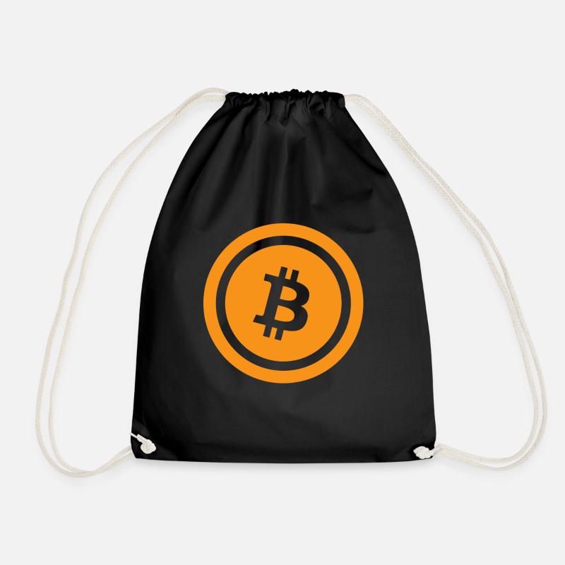 bitcoin - Turnbeutel - Schwarz