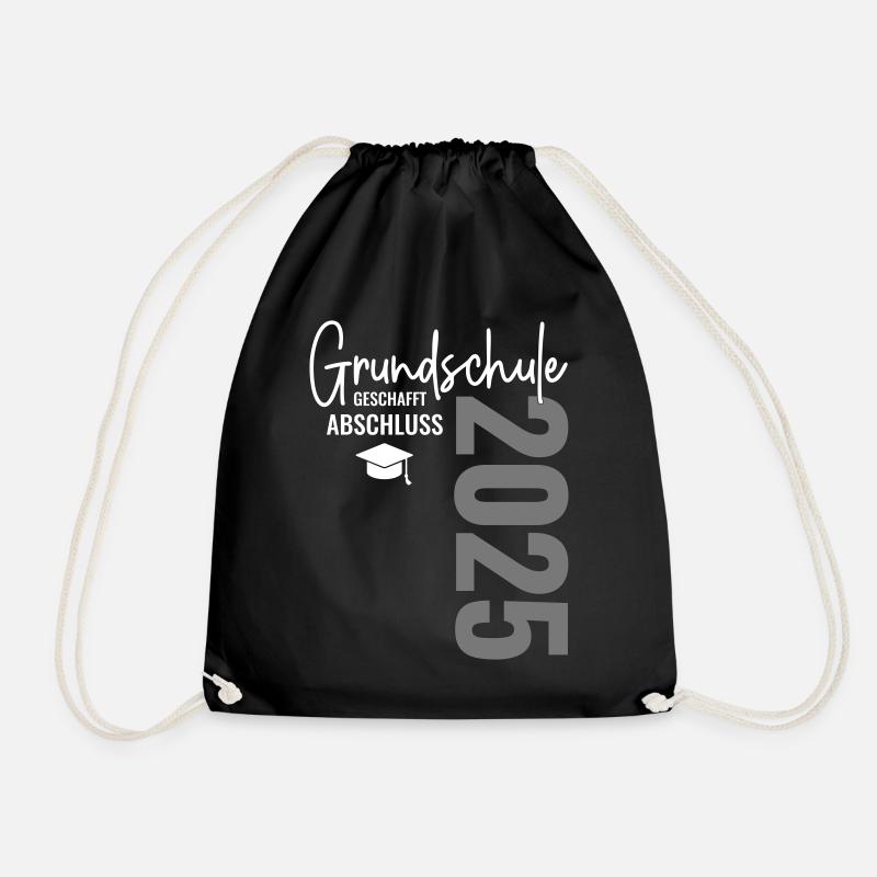 Grundschule Abschluss 2025 - Turnbeutel - Schwarz