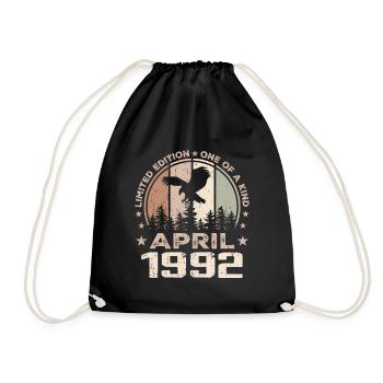 Incomparable depuis avril 1992, 32e Anniversaire - Sac de sport léger - noir - Devant