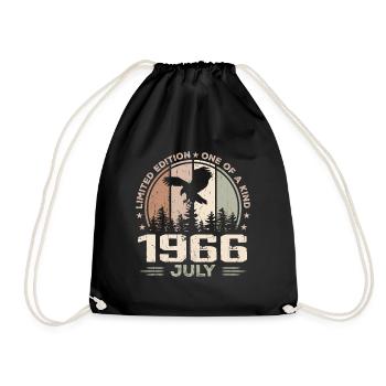 Incomparable since July 1966, 58th Anniversary - Drawstring Bag - black - Front