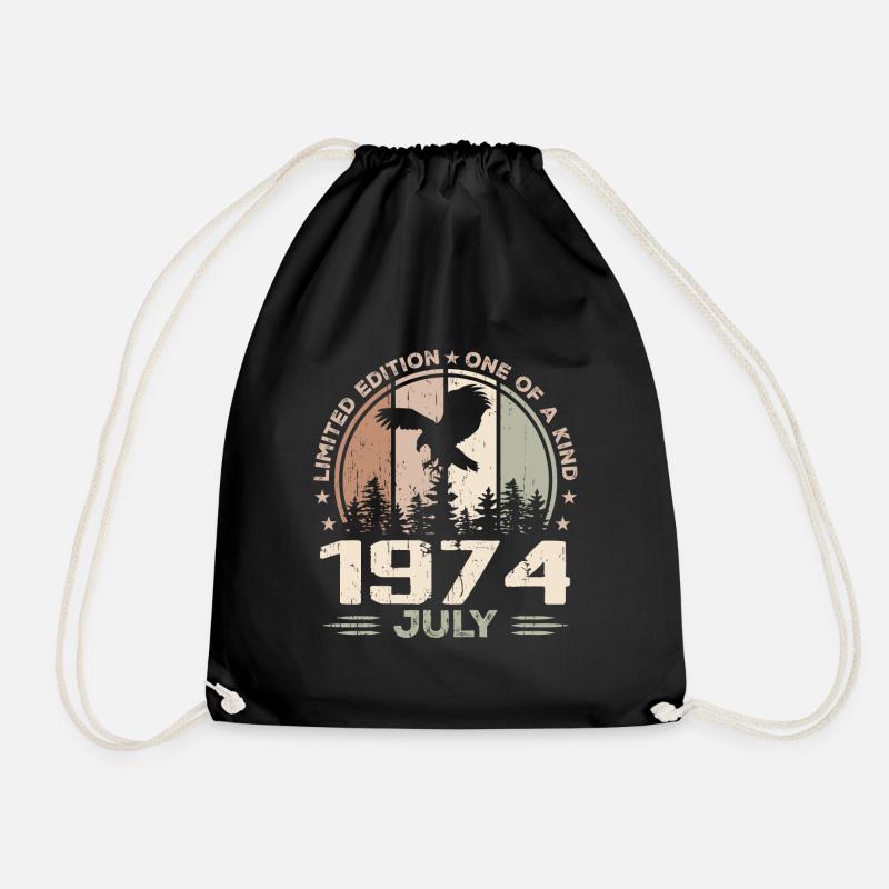 Incomparable since July 1974, 50th Anniversary - Drawstring Bag - black