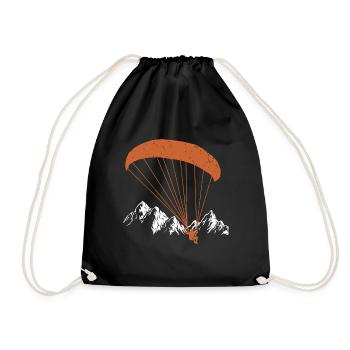 Gleitschirm Gleitschirmfliegen Parapente - Sac de sport léger - noir - Devant