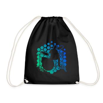 Batteur hommes Femme Batteur Batterie Kit - Sac de sport léger - noir - Devant