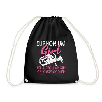 Euphonium Girl comme une fille ordinaire Euphonium - Sac de sport léger - noir - Devant