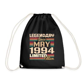 Mai 1994 Mai - Jubilé Mai 1994 - Sac de sport léger - noir - Devant