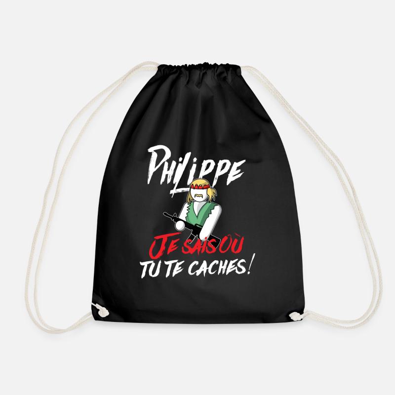 Philippe Où Tu Te Caches - Sac de sport léger - noir