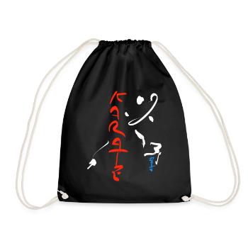 karaté - Sac de sport léger - noir - Devant