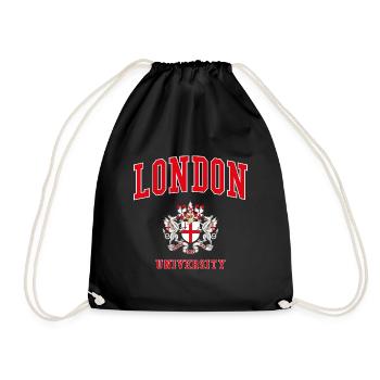 Université de Londres - Sac de sport léger - noir - Devant