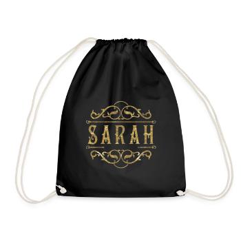 Sarah gold - Turnbeutel - Schwarz - Vorne