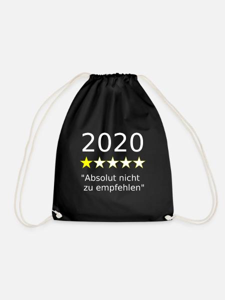 2020: 1-Star Rating - "Absolut nicht zu empfehlen" - Turnbeutel - Schwarz