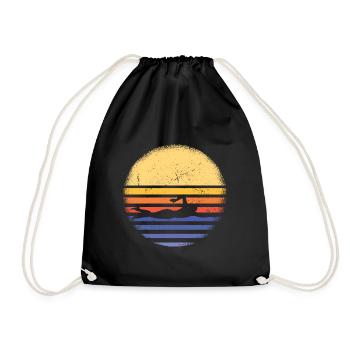 Sport Us Drapeau Natation - Sac de sport léger - noir - Devant